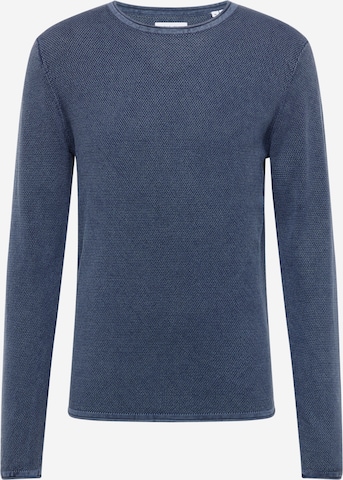 JACK & JONES Sweter 'DEAN' w kolorze niebieski: przód