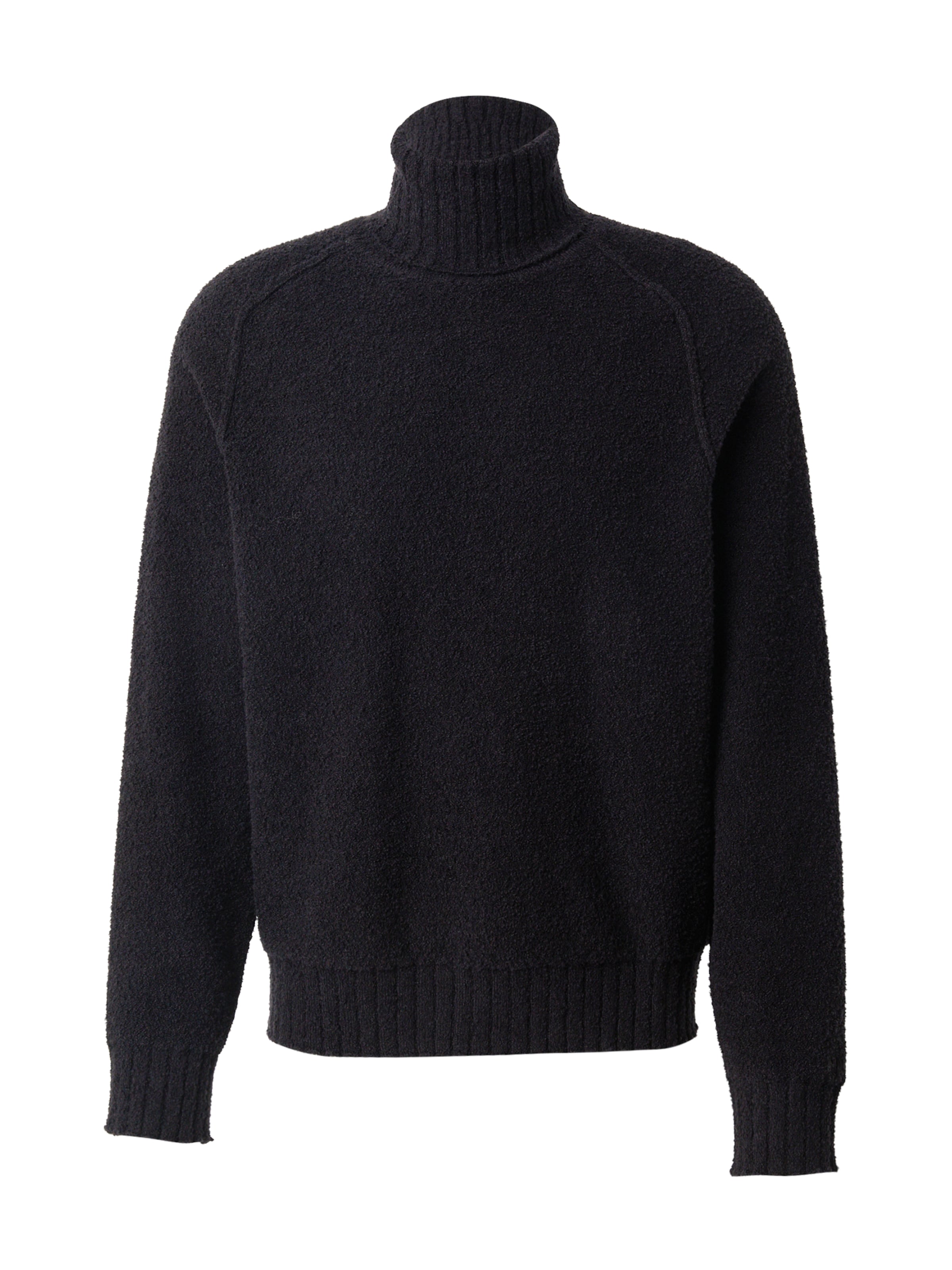 HUGO Pulóver 'San Rudi' - fekete: elől