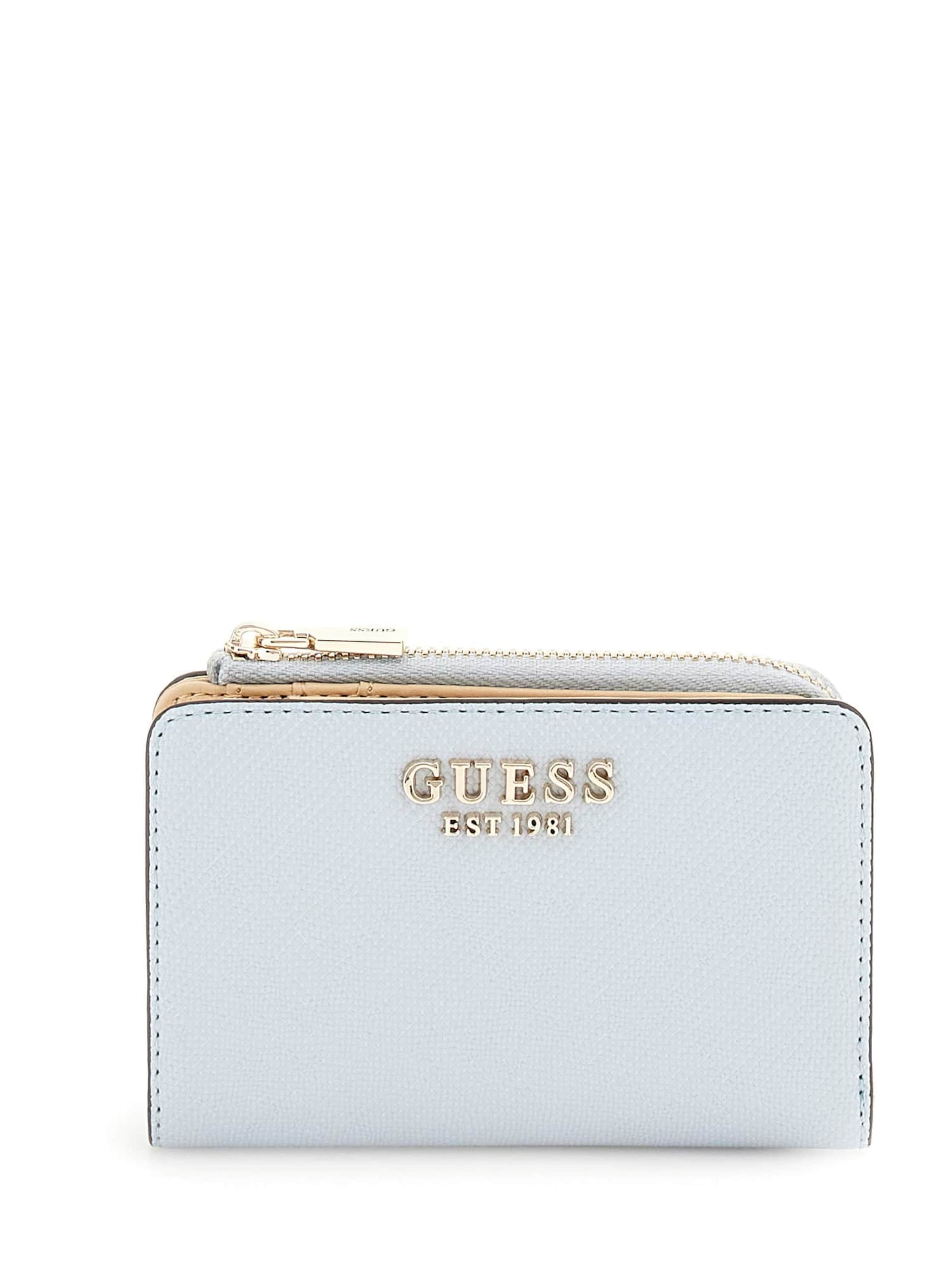 GUESS Wallet 'Laurel' in Blue: front