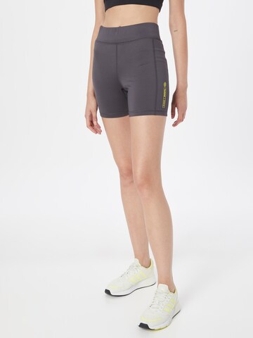 Skinny Pantaloni sportivi di Hummel in grigio: frontale