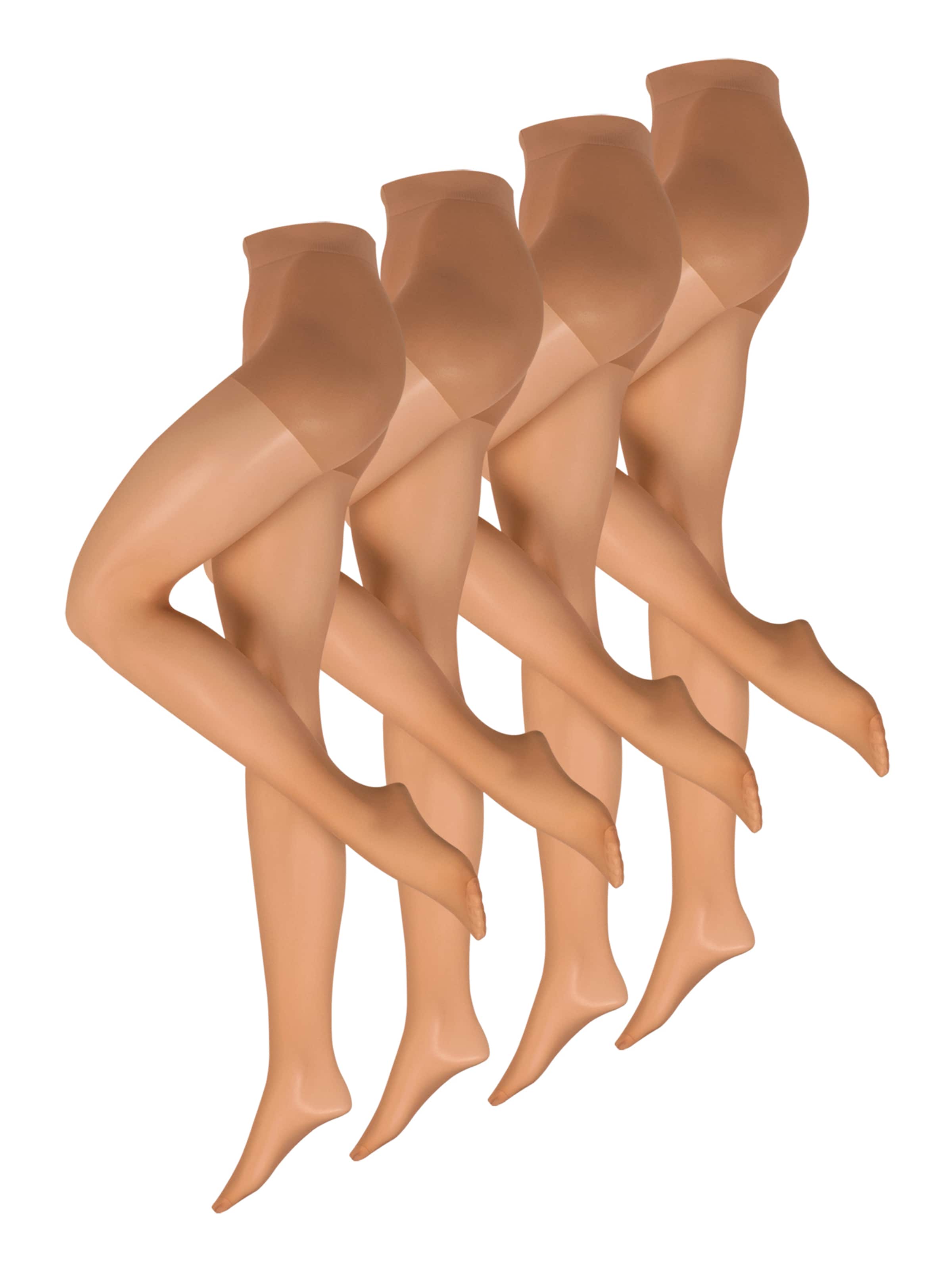 Nur Die Panty's ' Goodbye Laufmaschen ' in Beige: voorkant