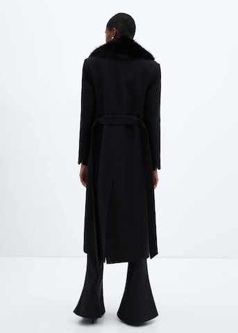 MANGO Winter Coat 'Dolce' in Black