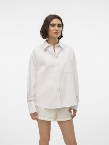 VERO MODA Bluse 'ENYA' i hvid: forside