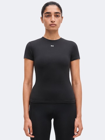 UNDER ARMOUR Функционална тениска 'Motion' в черно: отпред