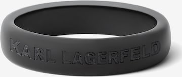 Bracelet 'Essential' Karl Lagerfeld en noir : devant