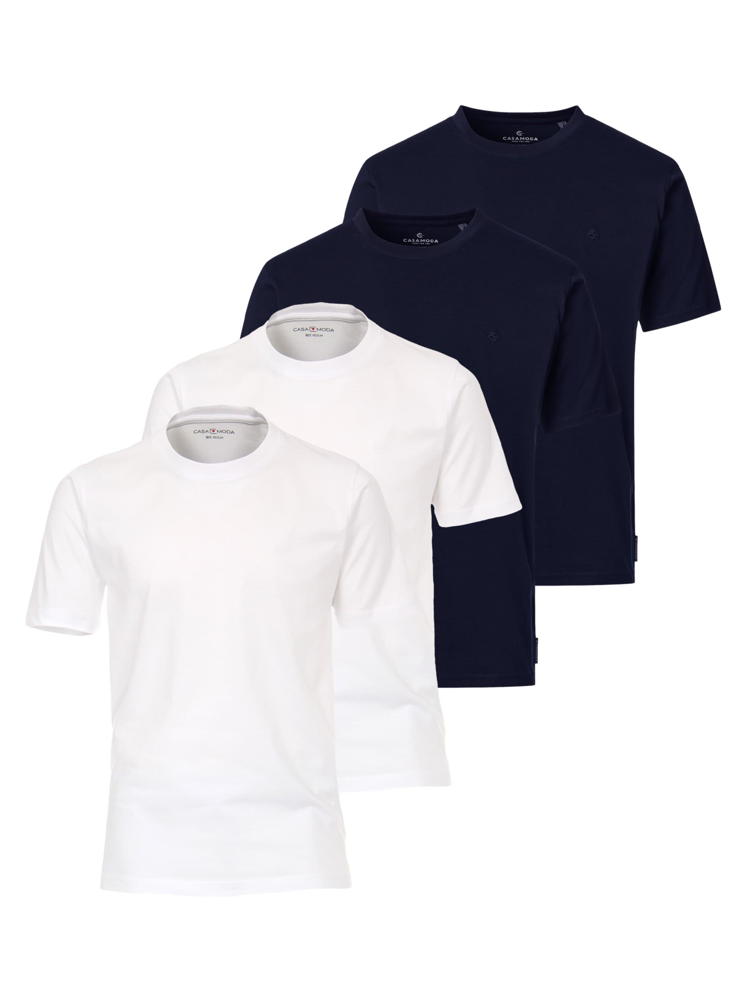CASAMODA Shirt 'Basic' in Blue: front