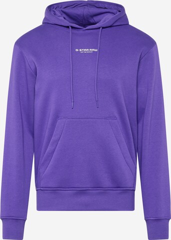 G-Star RAW Sweatshirt in Lila: predná strana