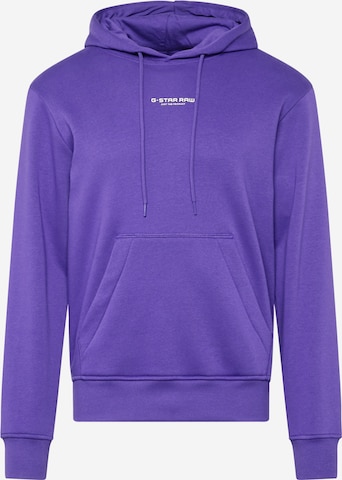 Sweat-shirt G-Star RAW en violet : devant