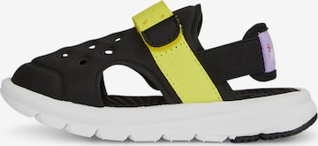 PUMA Beach & Pool Shoes in Black: front