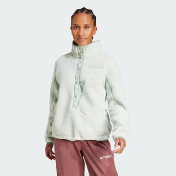 ADIDAS TERREX Sports sweater 'Xploric' in Green: front