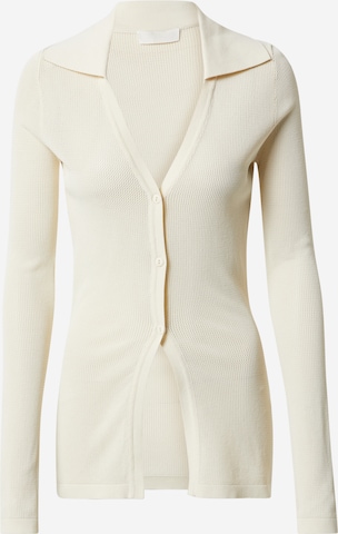 LeGer by Lena Gercke Knit cardigan 'Lanea' in White: front