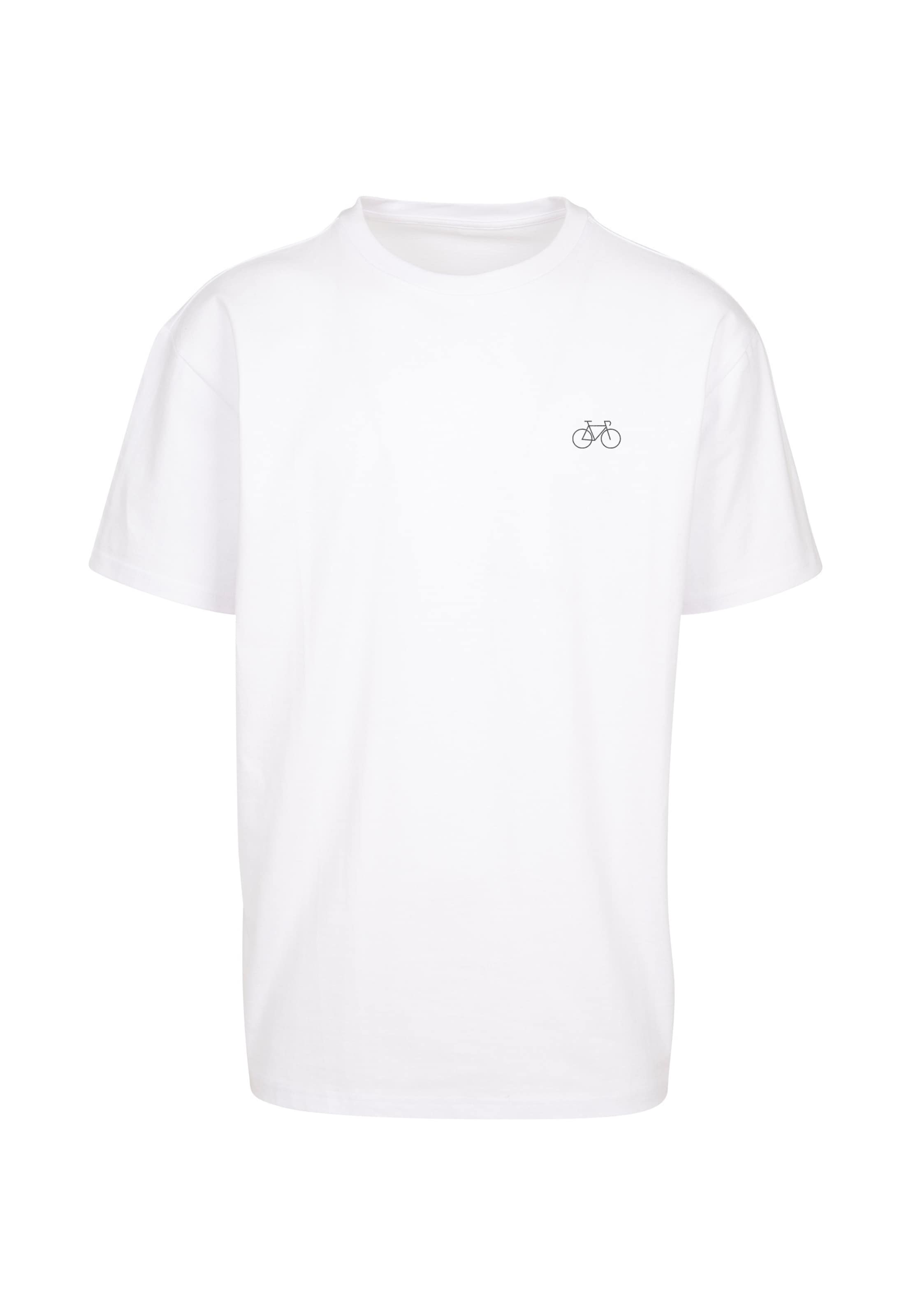 Urban Classics Shirt 'Racing Bike' in L in Black / White, Item view
