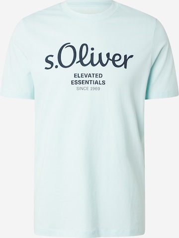 s.Oliver Shirt in Blauw: voorkant