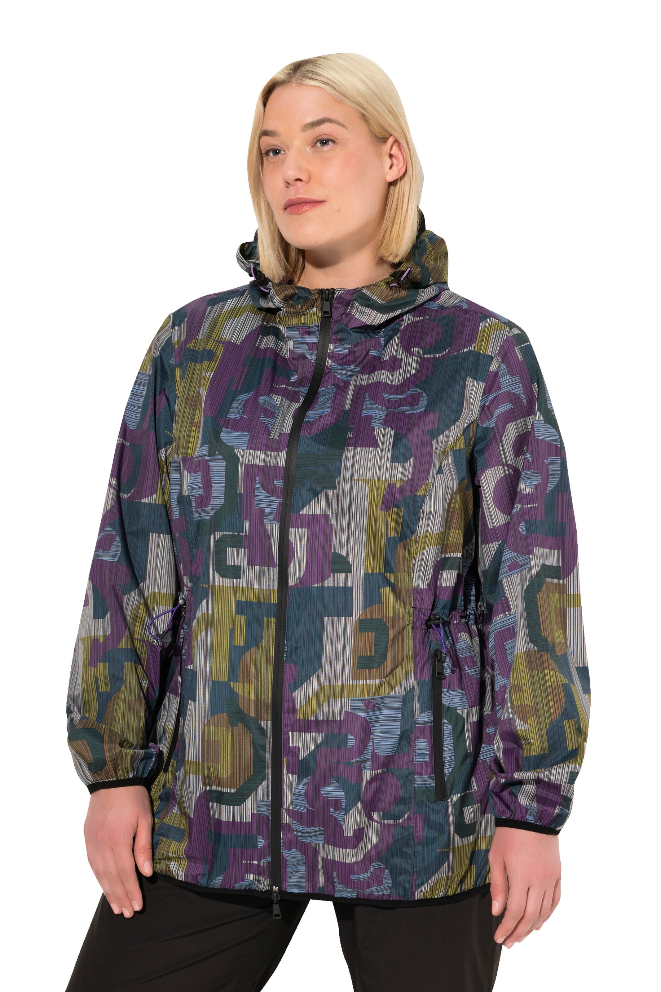 Ulla Popken Performance Jacket in Mixed colors: front