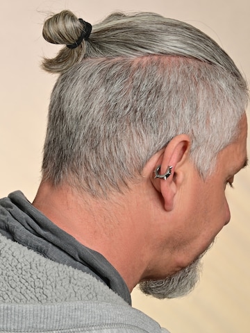 Akzent Earring 'Jex, hautverträglich' in Silver: front