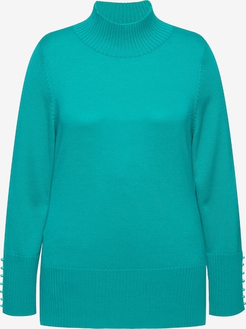 Pull-over Ulla Popken en bleu : devant