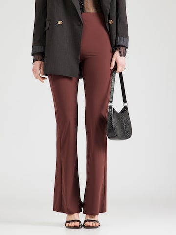 PATRIZIA PEPE - Acampanado Pantalón en marrón: frente