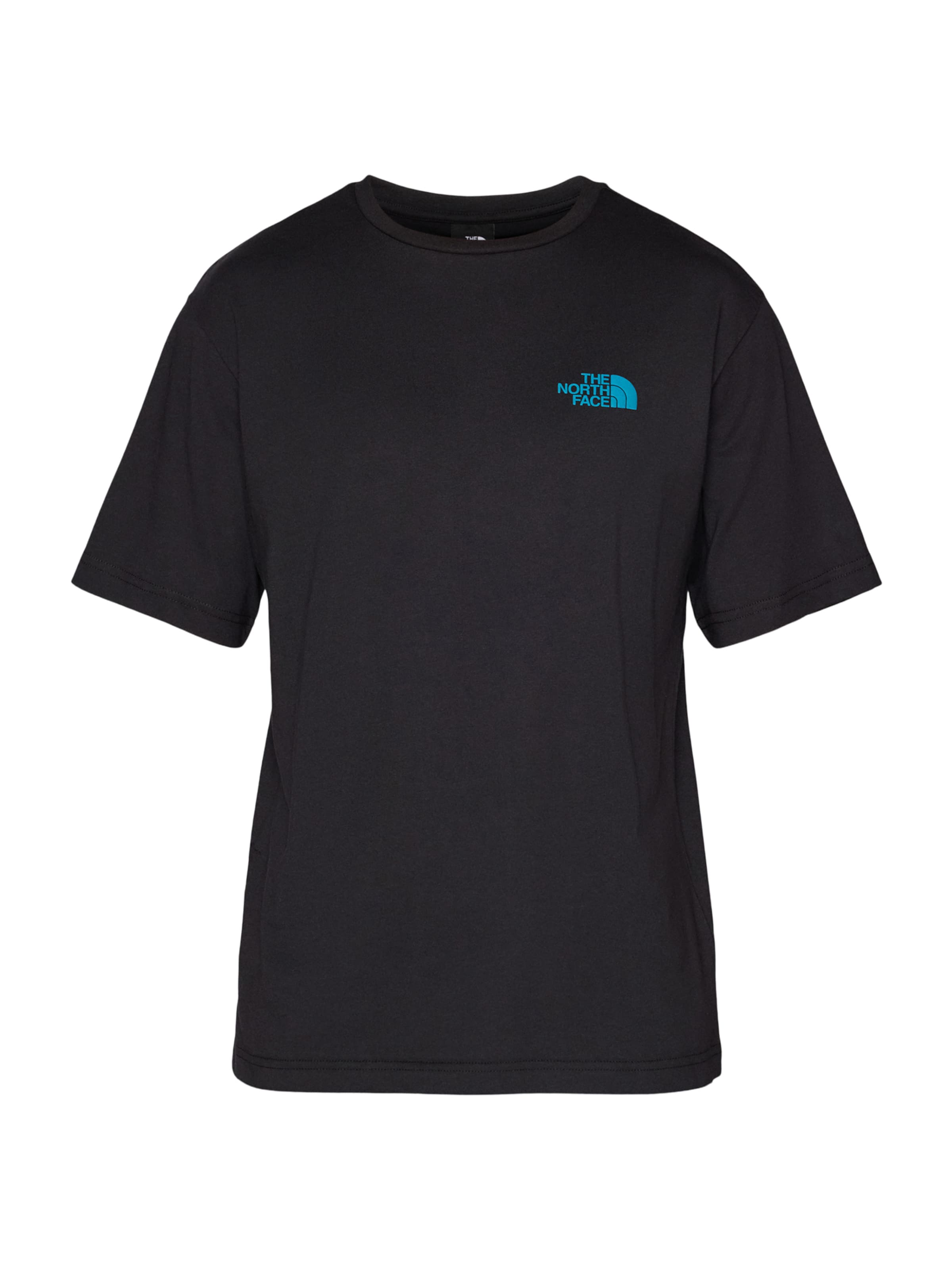 THE NORTH FACE T-Shirt 'NSE SLOPES' in blau / hellblau / pink / schwarz, Produktansicht