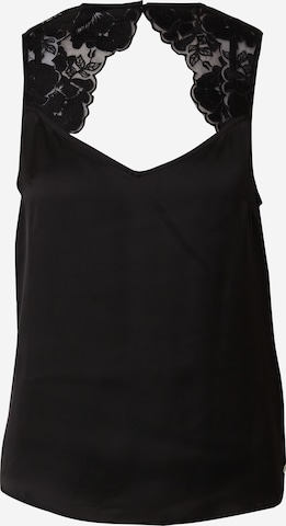 GUESS - Blusa 'PERLA' en negro: frente