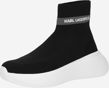 juoda Karl Lagerfeld Batai be raištelių: priekis