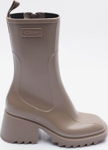 Chloé Dress Boots in 36 in Brown: front