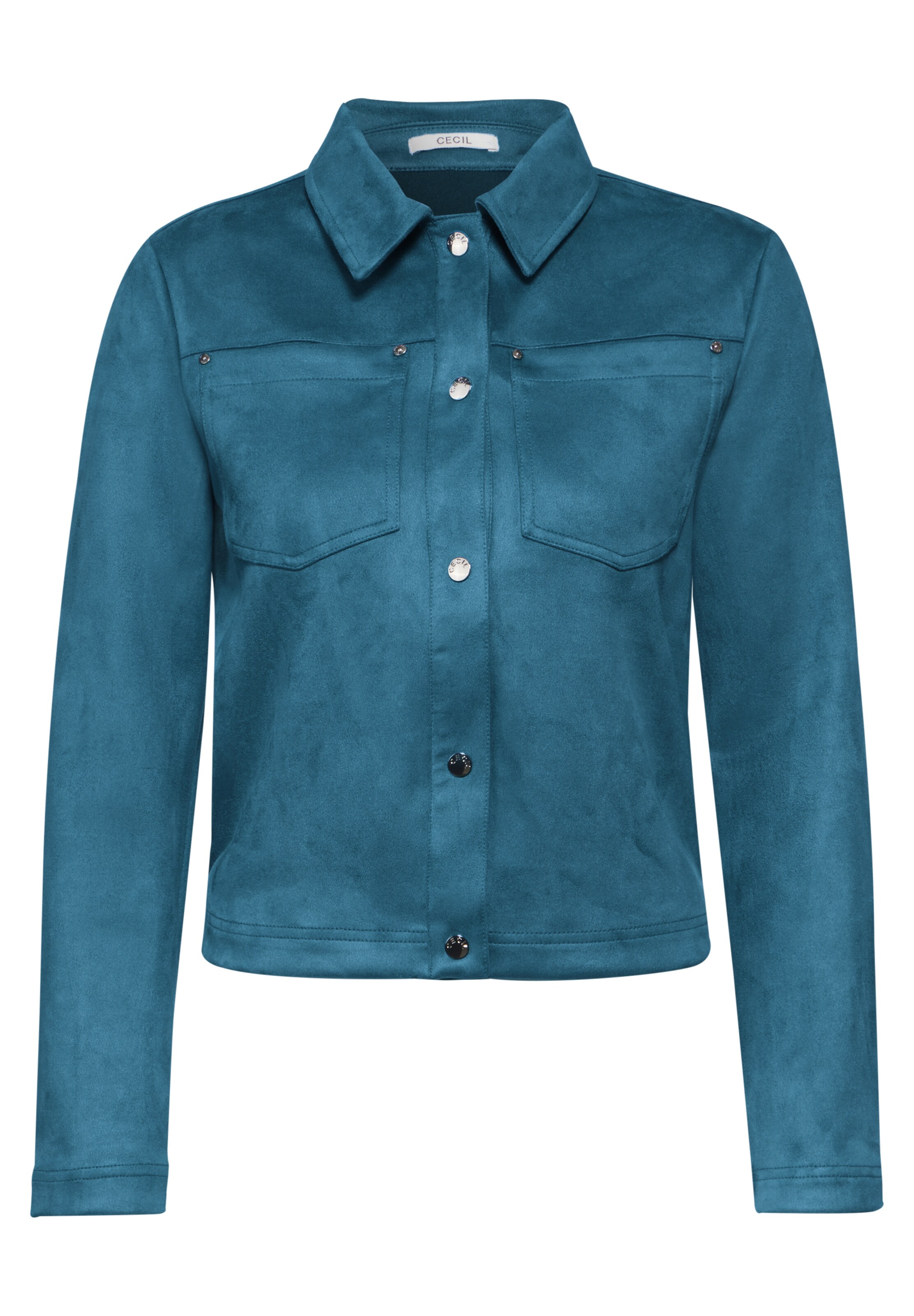 CECIL Between-Season Jacket in Blue: front