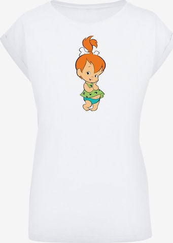 F4NT4STIC Shirt 'Pebbles Flintstone' in White: front