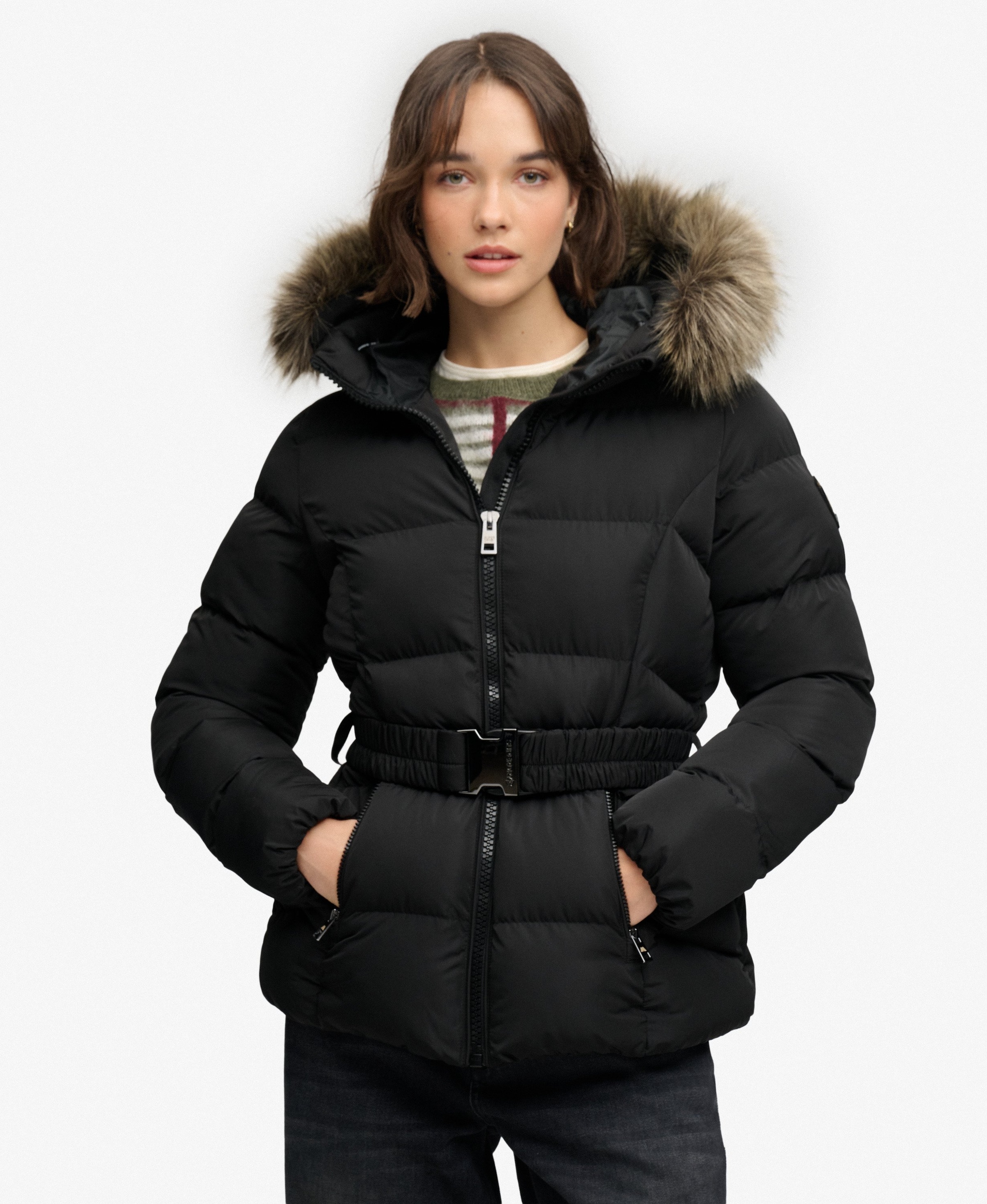 Superdry & Co Zimná bunda 'FUJI' - Čierna