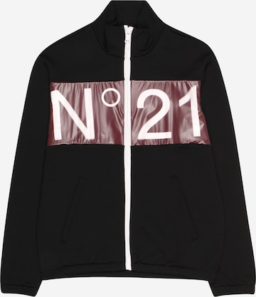 N°21 Sweat jacket in Black: front