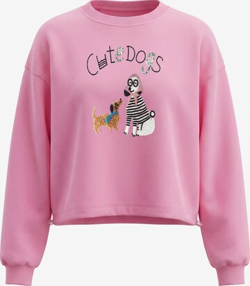 MYMO - Sudadera en rosa: frente