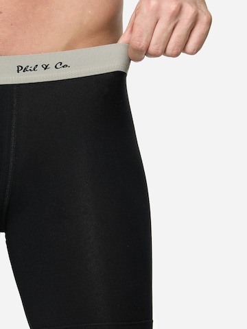 Phil & Co. Berlin Boxer shorts ' Jersey Long Boxer Briefs' in Beige
