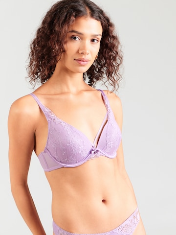 Hunkemöller - Push-up Sujetador 'Naomi' en lila: frente