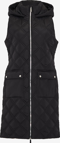 Gilet 'Maggie' Threadbare en noir : devant