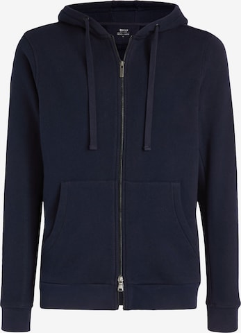 Boggi Milano Zip-Up Hoodie in Blue: front