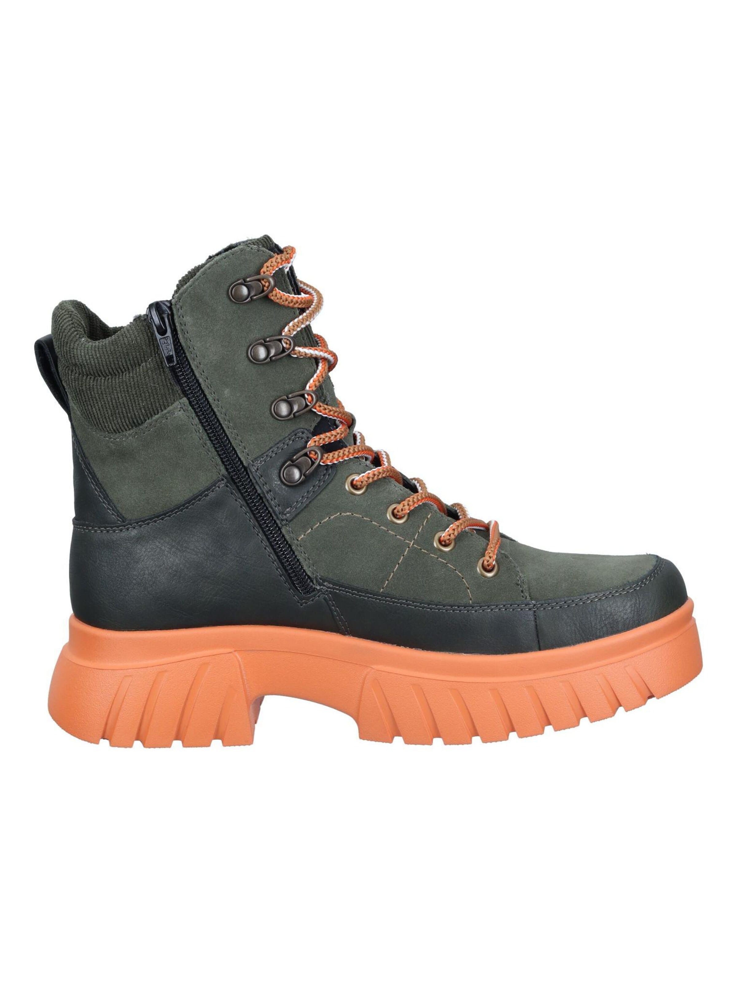 Rieker Schnürstiefelette 'Evolution' in Grün