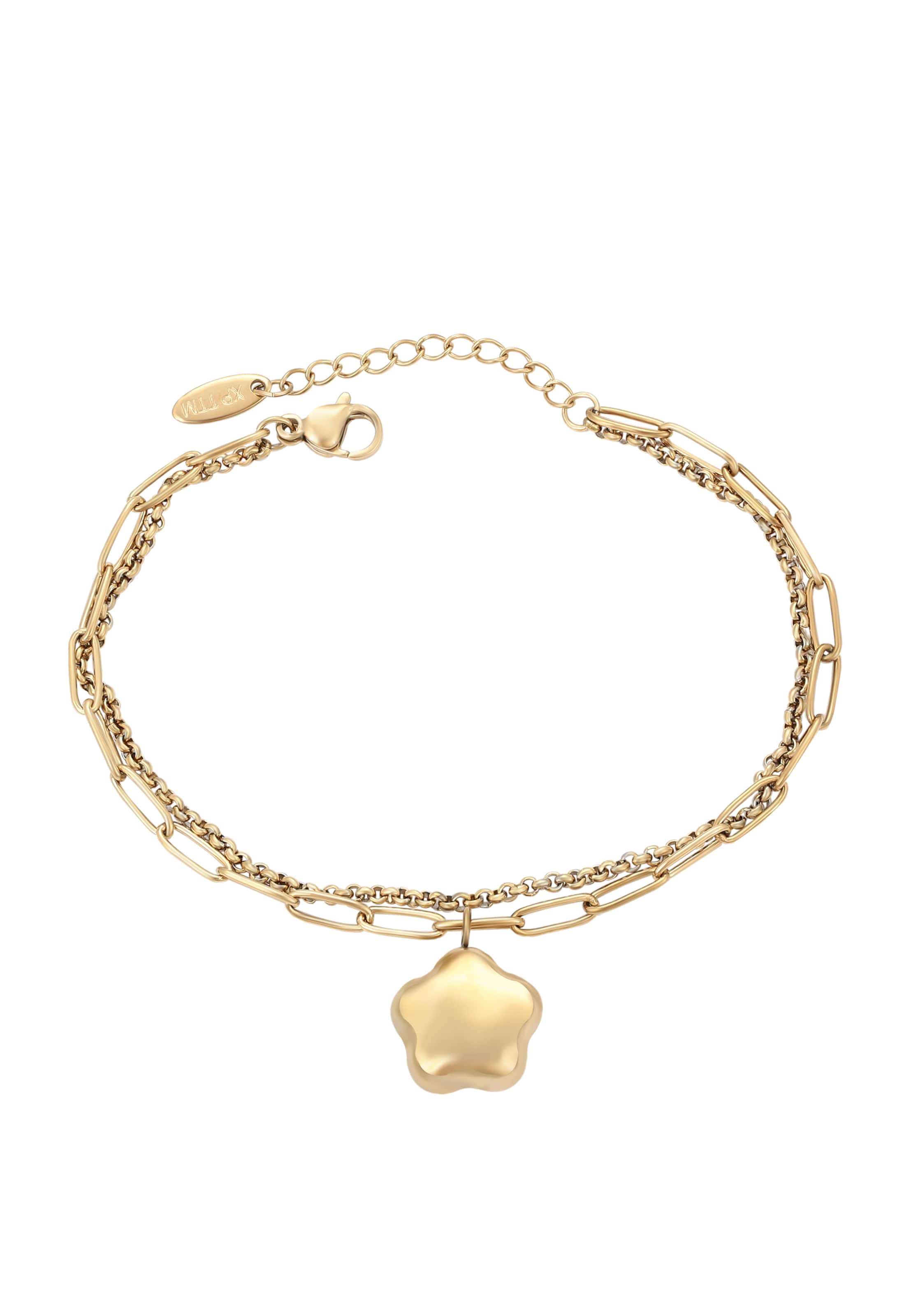 Bracelet faina en or : devant