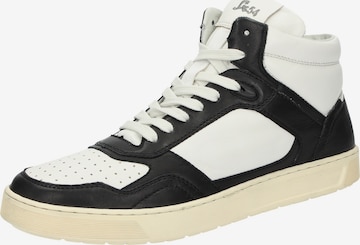 SIOUX Sneakers hoog 'Tedroso-705' in Zwart: voorkant