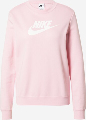 Nike Sportswear Sweatshirt in Roze: voorkant