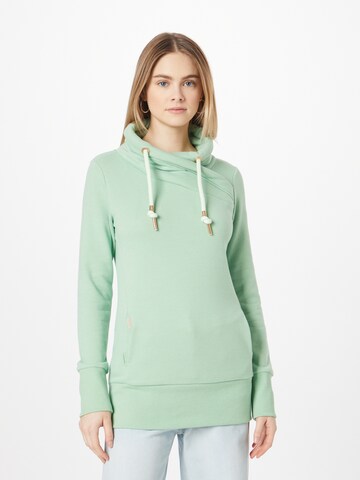 Ragwear Sweatshirt 'NESKA' i grön: framsida