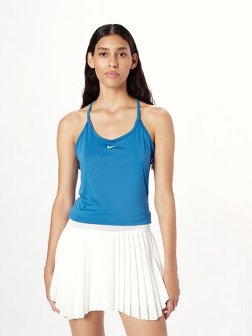 NIKE Sports Top in Blue: front
