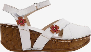 Limoya Sandals in White: front