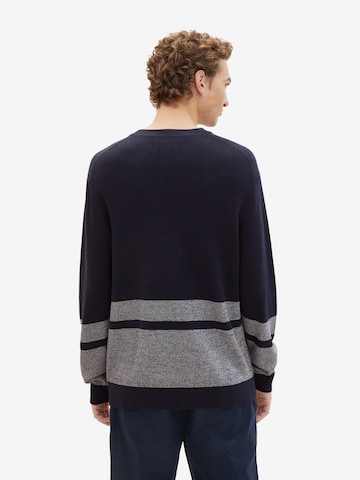 TOM TAILOR DENIM Pullover in Blau