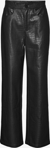 Wide leg Pantaloni 'Emma' de la VERO MODA pe negru: față