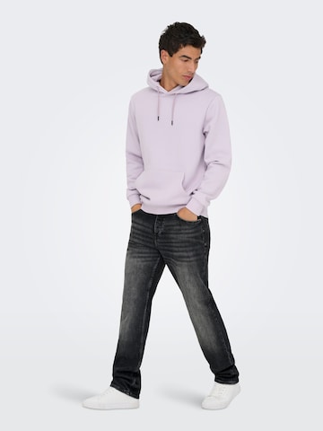 Only & Sons Regular Jeans 'ONSEdge' in Zwart