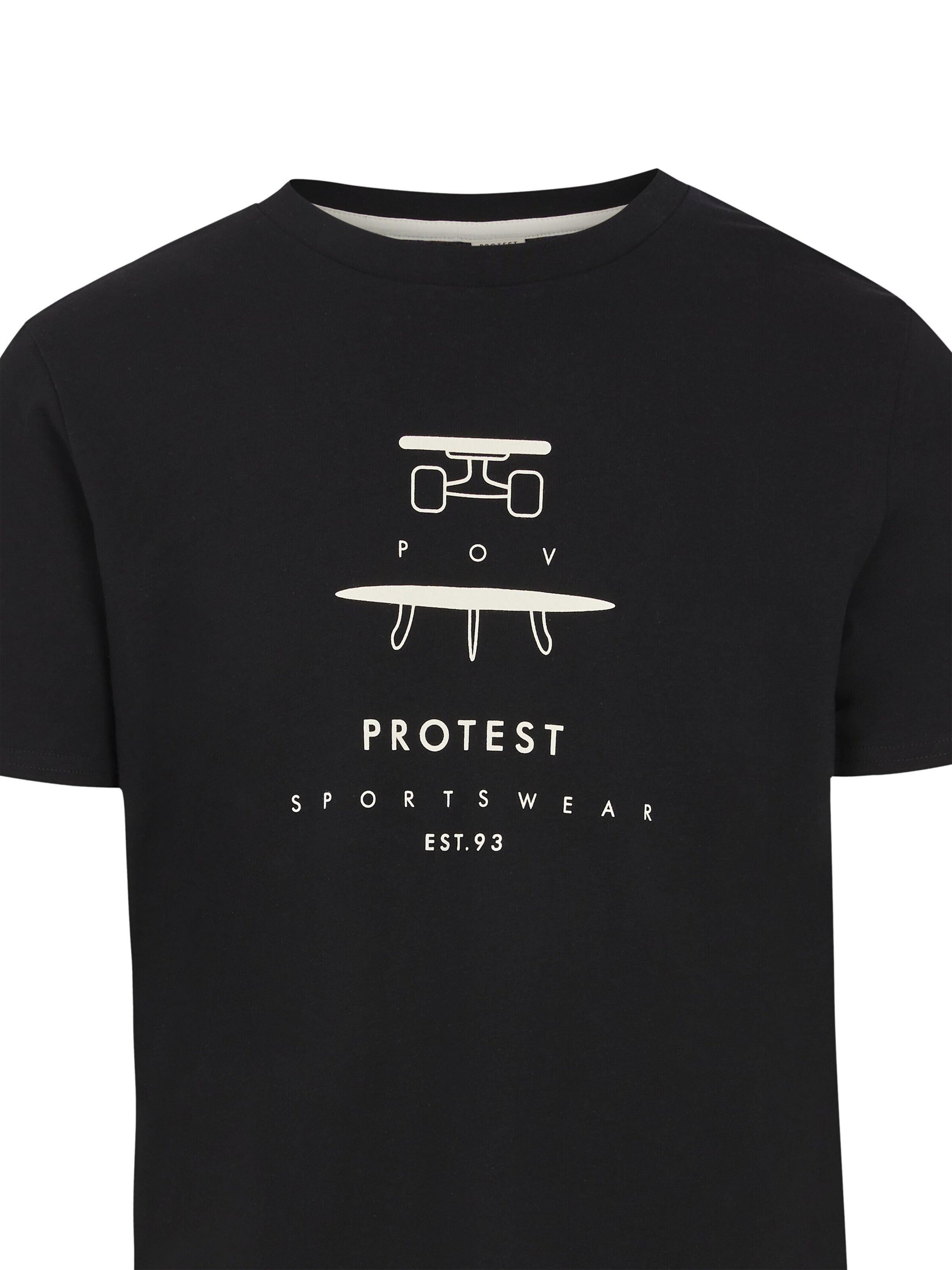 PROTEST Shirt 'PRTAndros' in Black