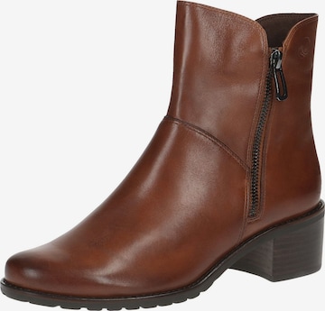 CAPRICE Ankle Boots 'Caprice' in Brown: front