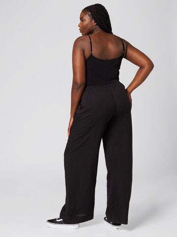 Wide leg Pantaloni 'Taira' de la A LOT LESS pe negru