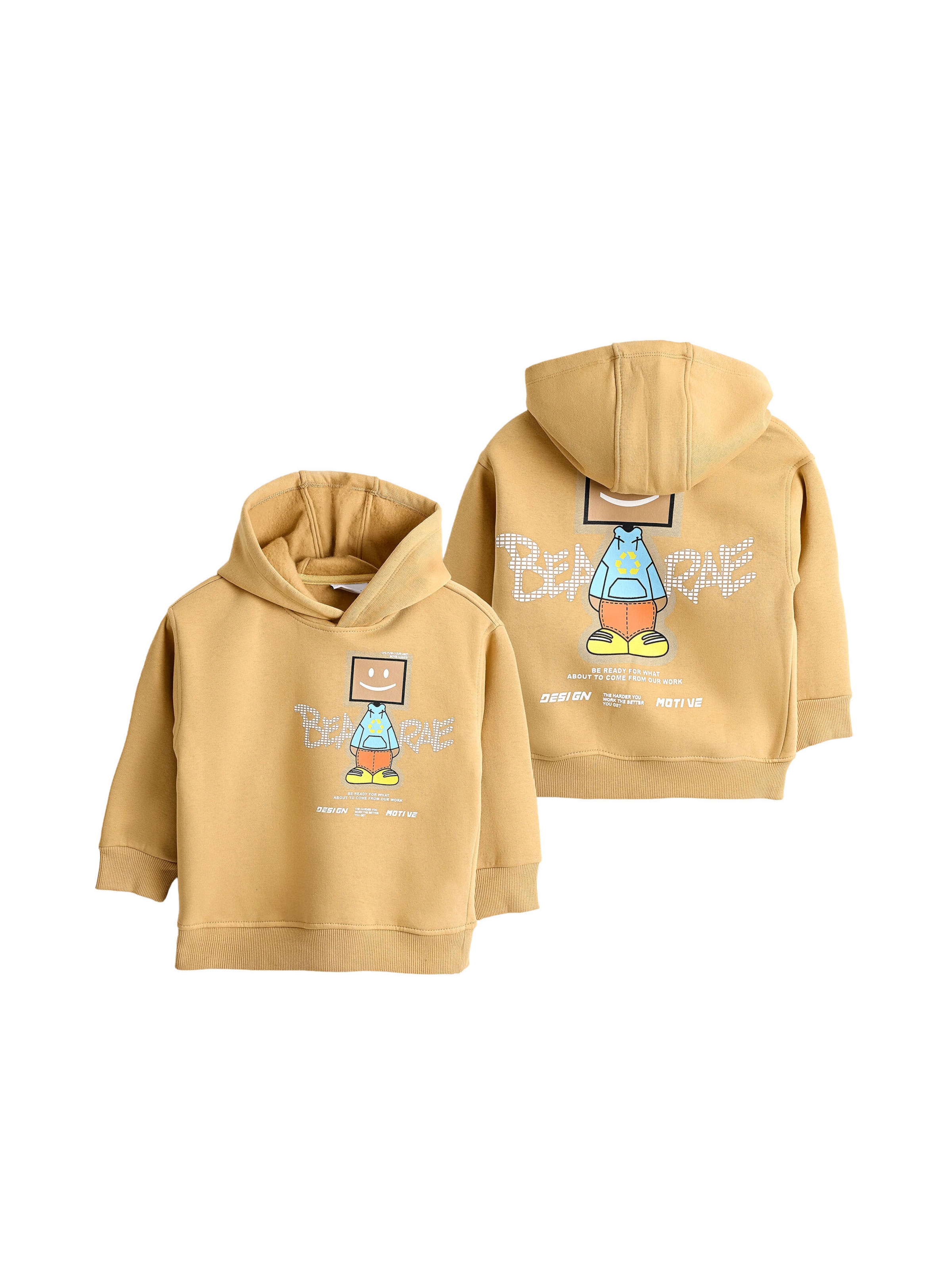 Solang Sweatshirt in Geel: voorkant