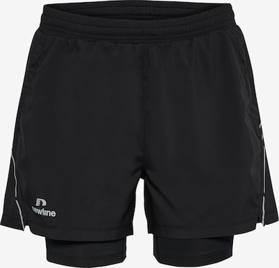 Newline Pantalon de sport 'FAST' en noir / blanc, Vue avec produit