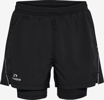 Regular Pantalon de sport 'FAST' Newline en noir : devant